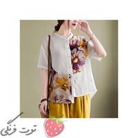 شومیز شلوار یقه بسته