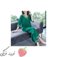 ست شومیز شلوار آستین سه ربع