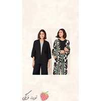 رویه زنانه مشکی طرحدار