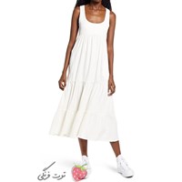 پیراهن ساحلی آستین حلقه