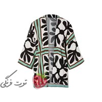 رویه زنانه مشکی طرحدار