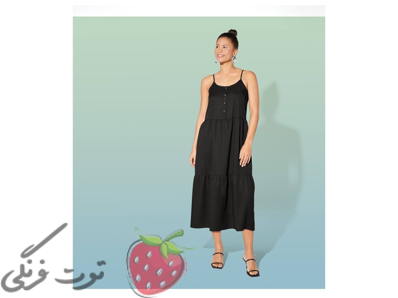 پیراهن ساحلی بند نازک