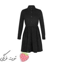 پیراهن مخمل کبریتی