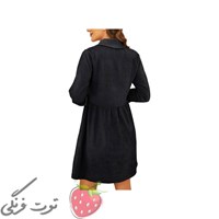 پیراهن مخمل کبریتی