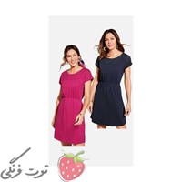 پیراهن خامه دوزی آستین کوتاه