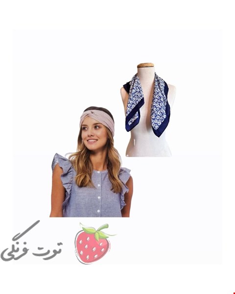 i am هدبند و دستمال گردن استایل