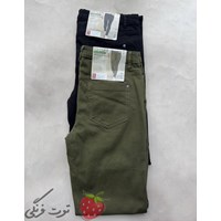 شلوار کتان مشکی سبز