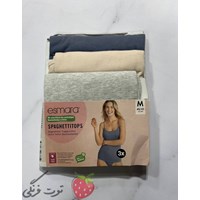  تاپ نخی بند نازک پک سه تایی