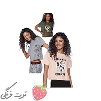 کراپ تیشرت طرح دیزنی