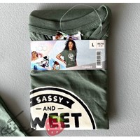 کراپ تیشرت طرح دیزنی