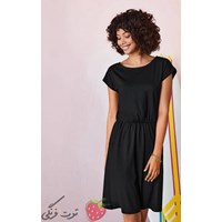 پیراهن آستین کوتاه کمرکش