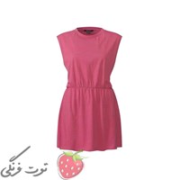 پیراهن کمرکش سه رنگ