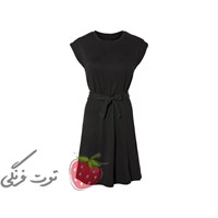 پیراهن مشکی یقه گرد اسمارا