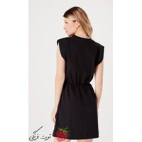 پیراهن کمرکش سه رنگ