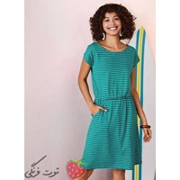 پیراهن آستین کوتاه کمرکش