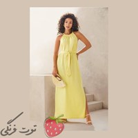 پیراهن بندی زرد