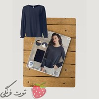 شومیز سرمه ای بیسیک