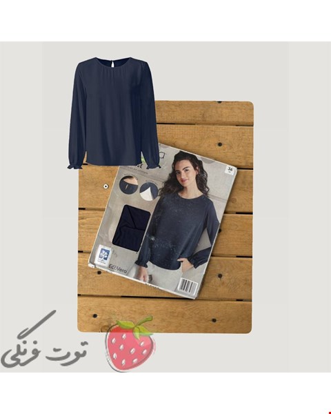 شومیز سرمه ای اورجینال آلمان