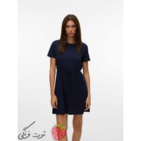 پیراهن دورنگ نخ پنبه‌ای اسمارا