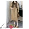 پیراهن مانتویی و وست چرم - Image 3